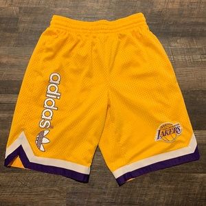 Lakers adidas basketball shorts
